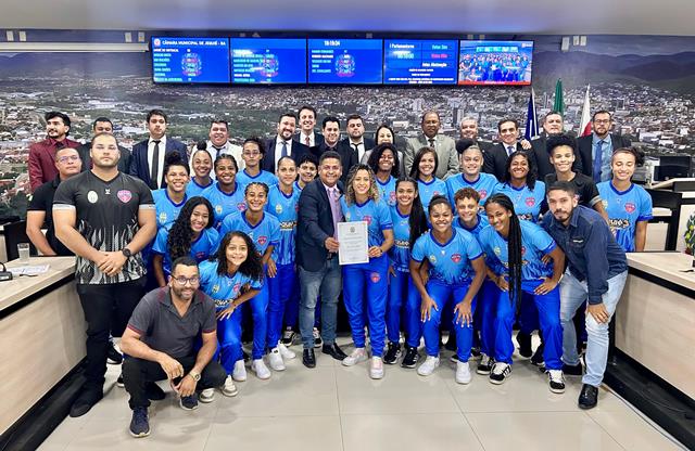 Câmara de Vereadores homenageia futebol feminino de Jequié por campanha histórica Câmara de Vereadores homenageia futebol feminino de Jequié por campanha histórica