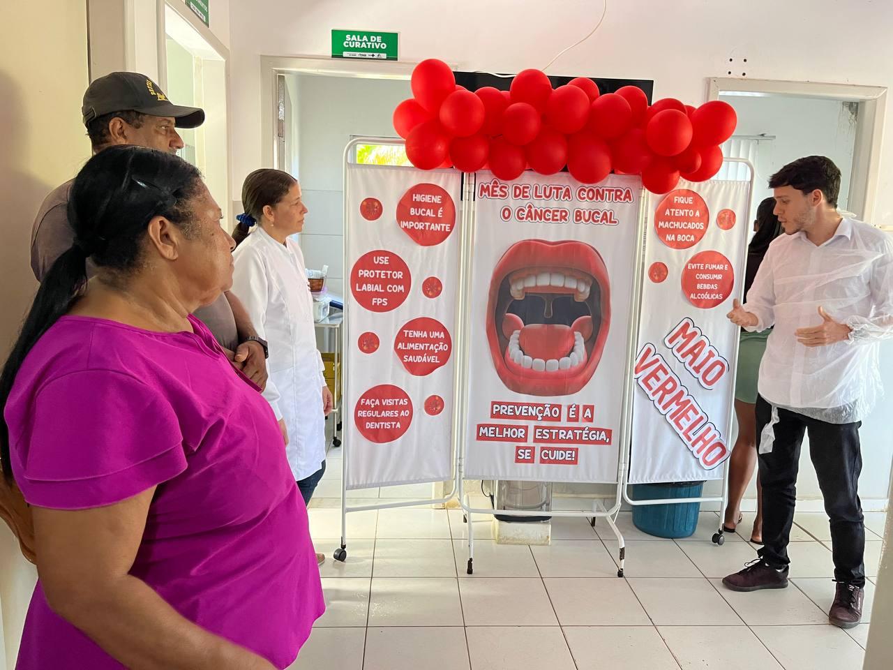 Itagi | Ação educativa reforça prevenção ao câncer bucal durante campanha Maio Vermelho Itagi | Ação educativa reforça prevenção ao câncer bucal durante campanha Maio Vermelho
