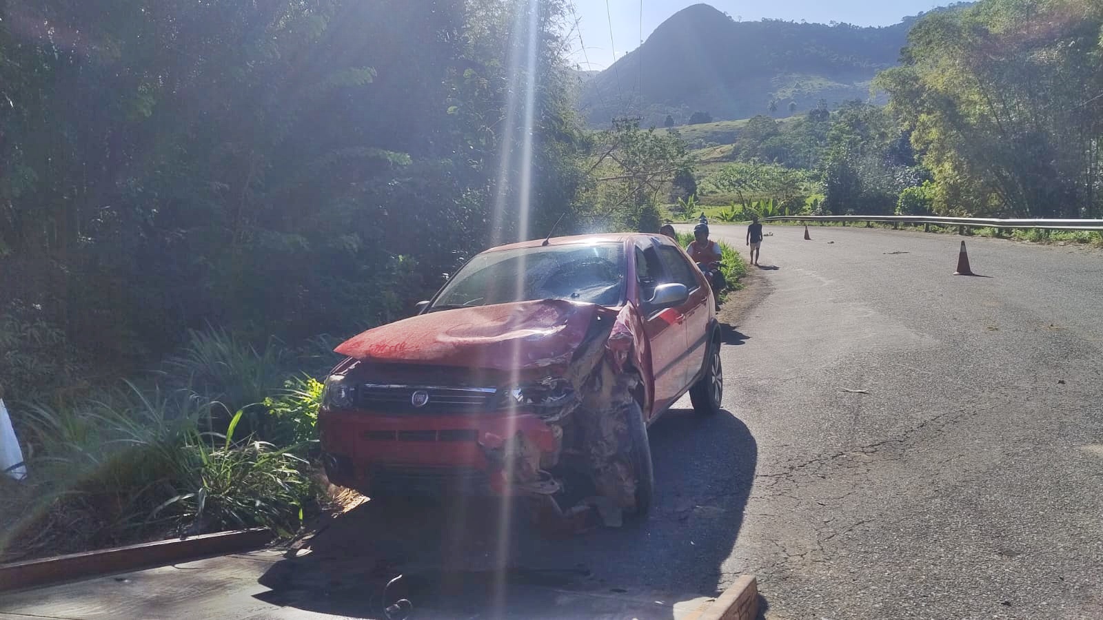 Acidente na BA-547 deixa motociclista gravemente ferido entre Apuarema e Jequié