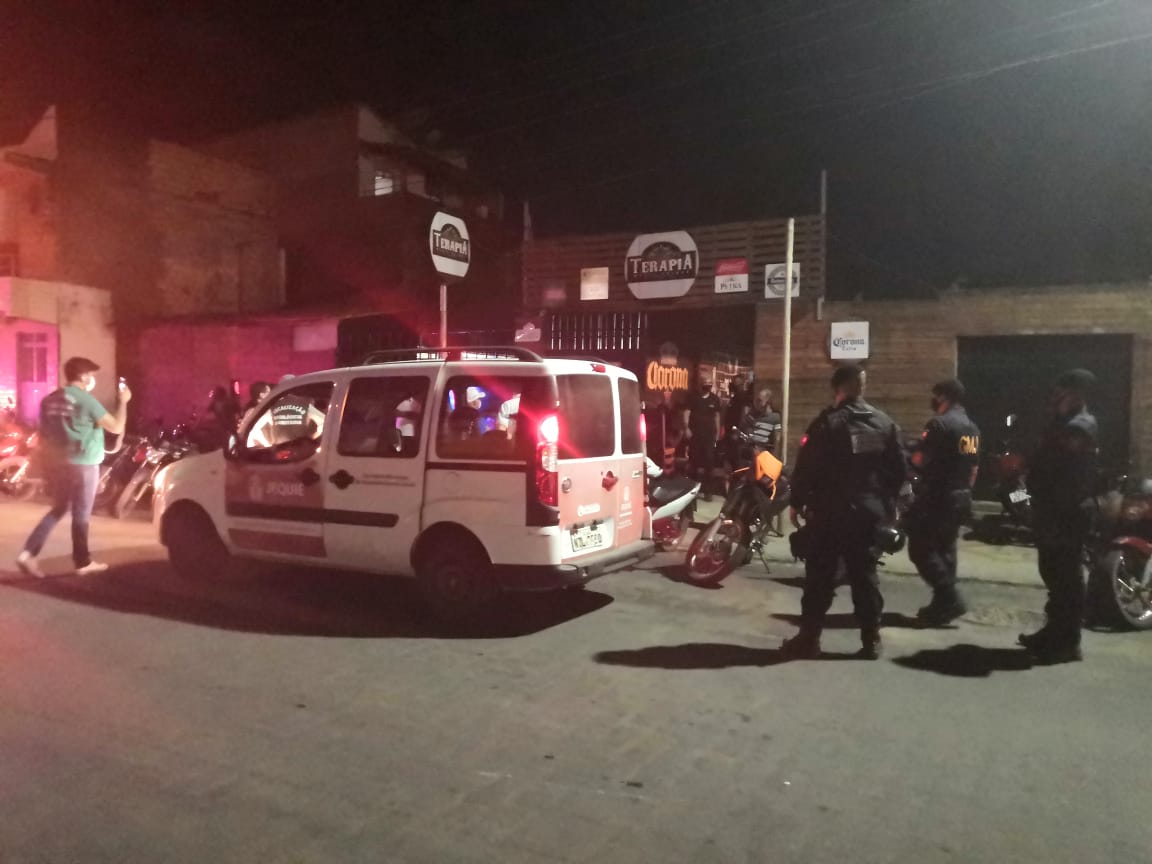 Guarda Municipal de Jequié participou de operação para fechamento de estabelecimentos que descumpriram o decreto municipal