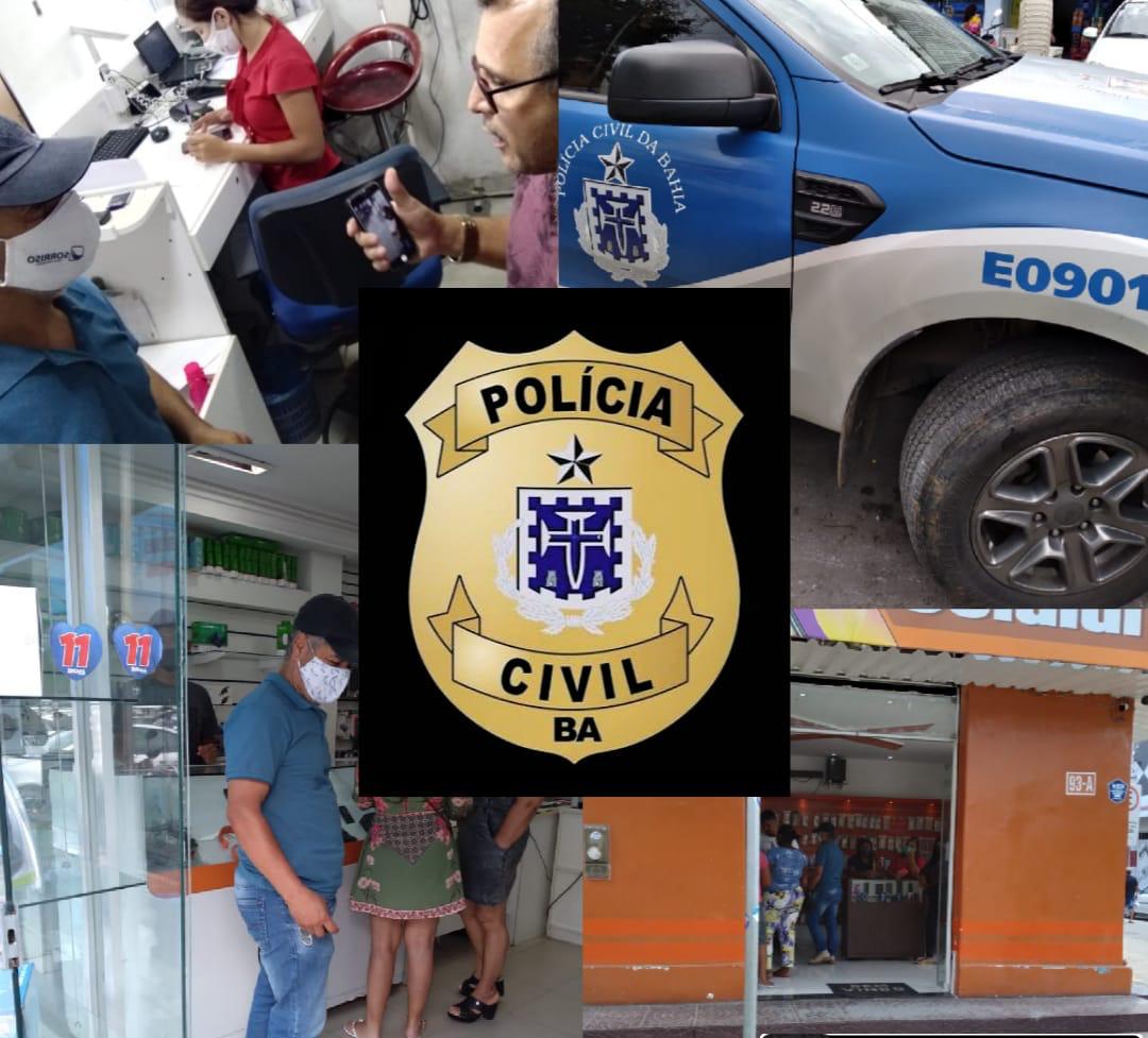 Polícia Civil intensifica investigações para impedir assaltos a lojas de celulares em Jequié